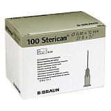 BBraun Sterican Игла инъекционная Стерикан 27G (0,40 х 12 мм), 100 штук