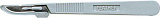 картинка Feather Скальпель одноразовый с пластиковой ручкой стерильный, 20 штук интернет-магазина ГиО Маркет из раздела Хирургия