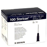 BBraun Sterican Игла инъекционная Стерикан 23G (0,60 х 30 мм), 100 штук