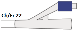 Rusch Катетер Фолея двухходовой силиконовый Brillant, 20-30 мл, 41 см. Фото N4