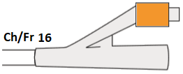 Rusch Катетер Фолея двухходовой силиконовый Brillant, 10 мл, 41 см. Фото N4