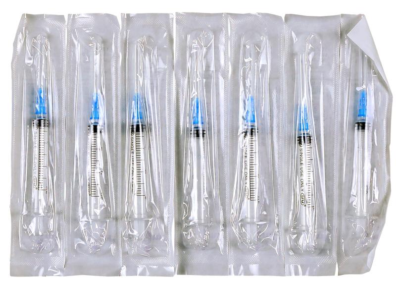 SFM Шприцы трехкомпонентные 3 мл с иглой 23G (0,60 x 30 мм), Люэр, 100 штук. Фото N3 SFM Шприцы трехкомпонентные 3 мл с иглой 23G (0,60 x 30 мм), Люэр, 100 штук. Фото N3