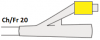 Rusch Катетер Фолея двухходовой силиконовый Brillant, 10 мл, 41 см (CH/Fr 20)