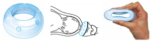 Симург Юнона Пессарий цервикальный перфорированный силиконовый. Фото N5