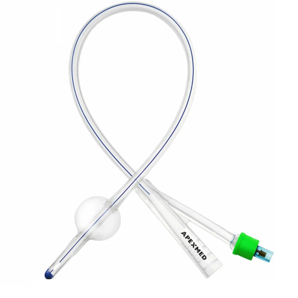 Apexmed Катетер Фолея двухходовой силиконовый (CH/Fr 14, 0303-04-14)