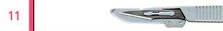 картинка Feather Скальпель одноразовый с пластиковой ручкой стерильный, 20 штук интернет-магазина ГиО Маркет из раздела Хирургия. Фото N3
