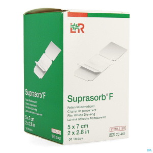 L&R SUPRASORB F Прозрачная пленка для перевязки и фиксации Супрасорб Ф, 5х7 см. Фото N2