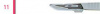 Feather Скальпель одноразовый с пластиковой ручкой стерильный, 20 штук (размер 11, 200130011)