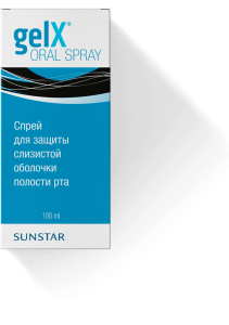 GelX Oral Spray Спрей Джеликс для защиты слизистой оболочки полости рта для профил. мукозита, 100 мл. Фото N3
