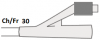 Beromed Катетер Фолея двухходовой силиконизированный латексный Berocath, 30мл (CH/Fr 30, серый)