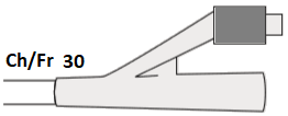 Beromed Катетер Фолея двухходовой силиконизированный латексный Berocath, 30мл. Фото N13