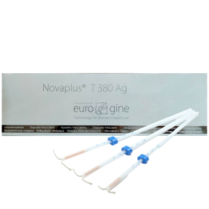 Eurogine Novaplus T Maxi Спираль внутриматочная Т-образная Cu 380+Ag с серебром