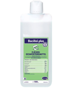Hartmann Bacillol plus Спиртовое средство для дезинфекции поверхностей Бациллол плюс, флакон 1 л