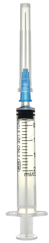 SFM Шприцы трехкомпонентные 2 мл с иглой 23G (0,60 x 30 мм), Люэр, 100 штук. Фото N2 SFM Шприцы трехкомпонентные 2 мл с иглой 23G (0,60 x 30 мм), Люэр, 100 штук. Фото N2