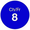 Convatec Катетер питающий с РКП метрический, 100 штук (CH/Fr 8, 50 см, синий, 12031185)