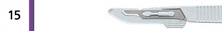 картинка Feather Скальпель одноразовый с пластиковой ручкой стерильный, 20 штук интернет-магазина ГиО Маркет из раздела Хирургия. Фото N5