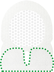 L&R CURAFIX IV Control Повязка Курафикс АйВи для фиксации катетеров с U-образным вырезом, 9 х 11 см