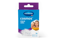 Hartmann Cosmos aqua Пластыри водонепроницаемые прозрачные Космос Аква, 10 штук