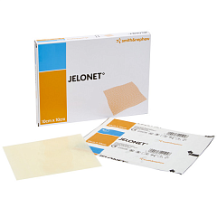 Smith+Nephew JELONET Повязка марлевая с парафином болеутоляющая ДЖЕЛОНЕТ 10х10 см