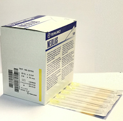 Terumo Иглы Neolus 20G (0,90 x 70 мм) короткий срез, 100 штук 