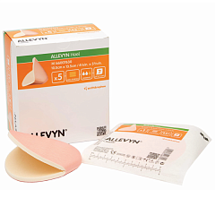 Smith+Nephew ALLEVYN HEEL Повязка абсорбирующая водонепроницаемая для стопы и кисти АЛЛЕВИН ХИЛЛ