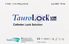 TauroLock-U25.000 Раствор для закрытия катетера ТауроЛок-У25.000, 5 мл, 5 штук (фл.+амп.)