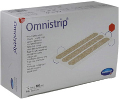 Hartmann OMNISTRIP Гипоалл. полоски на опер. швы (стер. по 6 шт.) 12 х 101 мм, 300 шт.