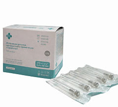 GIO Иглы инъекционные 27G (0,40 х 40 мм), 100 штук
