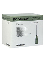 BBraun Sterican Игла инъекционная Стерикан 27G (0,40 х 40 мм), 100 штук