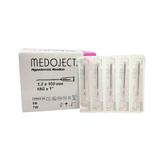 Chirana Medoject Игла инъекционная 18G (1,20 х 100 мм), 100 штук 
