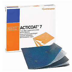 Smith & Nephew ACTICOAT 7 Повязка абсорбирующая антимикробная с серебрjv АКТИКОАТ 7 15х15 см