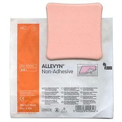 Smith+Nephew ALLEVYN NON ADHESIVE Повязка абсорбирующая водонепроницаемая неадгезив АЛЛЕВИН 10х10 см
