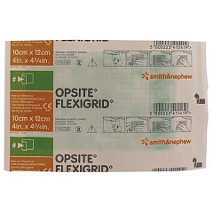 Smith+Nephew OPSITE FLEXIGRID Повязка пленочная ОПСАЙТ ФЛЕКСИГРИД 10 х 12 см