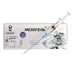 МЕЗОГЕЛЬ 50 г Гель противоспаечный рассасывающийся стерильный в шприце с аппликатором