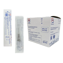 Paramed Иглы инъекционные 27G (0,40 х 13 мм), 100 штук