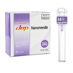 JBP Nanoneedle Иглы для микроинъекций 34G 0,2 x 4 мм, 100 штук