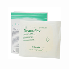 Convatec Granuflex Xthin Повязка гидроколлоидная Грануфлекс супертонкий 10х10 см