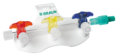 BBraun DISCOFIX Блок из 3 кранов 360° Дискофикс трехходовых инфузионных разноцветных