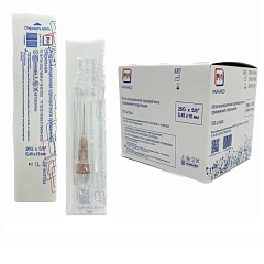 Paramed Иглы инъекционные 26G (0,45 х 16 мм), 100 штук