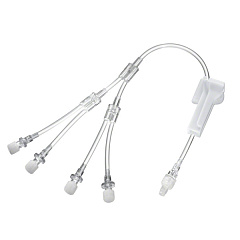 BBraun ЛС-4 коннектор для синхронной инфузии, 35 см, объем заполнения 4.5 мл, диаметр 3.0 мм, ПВХ 