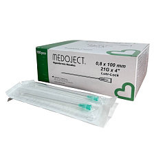 Chirana Medoject Игла инъекционная 21G (0,80 х 100 мм), 100 штук 