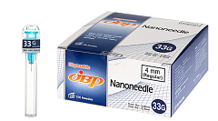 JBP Nanoneedle Иглы для микроинъекций 33G 0,26 x 4 мм, 100 штук
