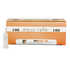 MESO-RELLE Игла для мезотерапии 27G 0,40 x 25 мм, 100 штук