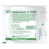 L&R SUPRASORB X+PHMB Повязка гидросбалансированная Супрасорб с антибактериальным эффектом, 9х9 см