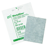 L&R METALLINE Повязка абсорбирующая с алюминиевым покрытием Металлинэ, не прилипает к ране, 10х12 см